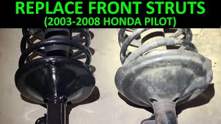 Front Strut DIY on Honda Pilot
