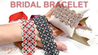 Türk işi dantel gelin takısı bileklik nasıl yapılır (Turkish lace bridal jewelry bracelet)