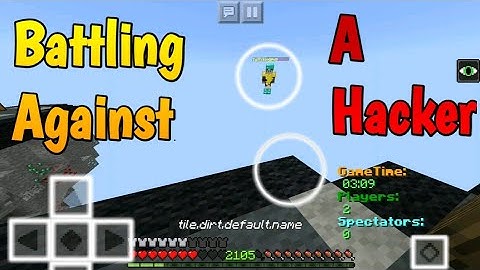 Battling Against A Hacker | Minecraft PE | BrokenLens | Sky Wars | #9