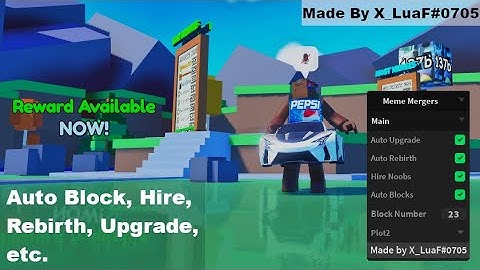 Meme Mergers 🤣 OP Script | Auto Block, Auto Hire, etc.