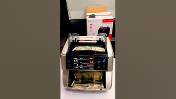 2 CIS Technology Money Counter with Superior Fake Currency Detection (UV, MG, IR, MT) 💸✨ #shorts