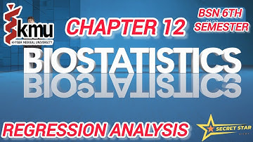Biostatistics Chp#12 |Regression Analysis| |KMU| by Secretstar
