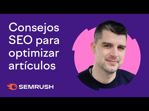 Video: Cómo Optimizar Un Artículo