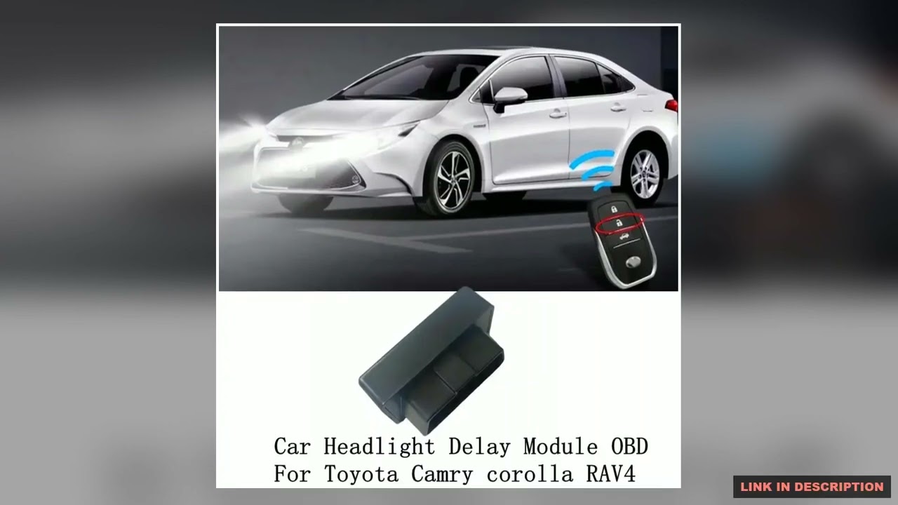 Car Headlight Delay Module Plug OBD For Toyota Camry Corolla Cross Highlander Kluger RAV4 20232024