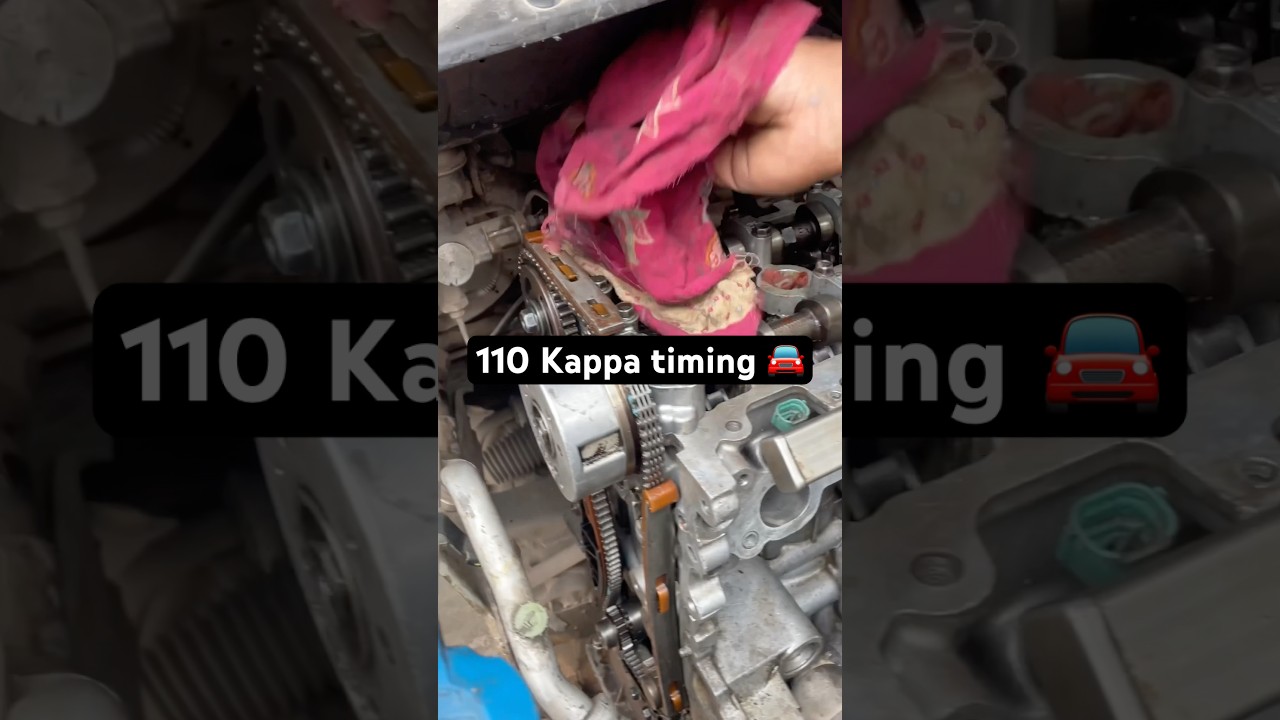 110 Kappa timing 🚘 Hyundai i10 timing chain change | 