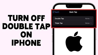 How To Turn Off Double Tap On iPhone Device 2024 | Disable Double-Tap Feature On iPhone Tutorial