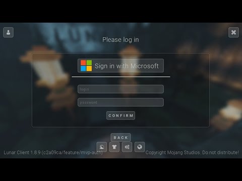 How to login into Lunar Client with a Microsoft Account [OUTDATED]