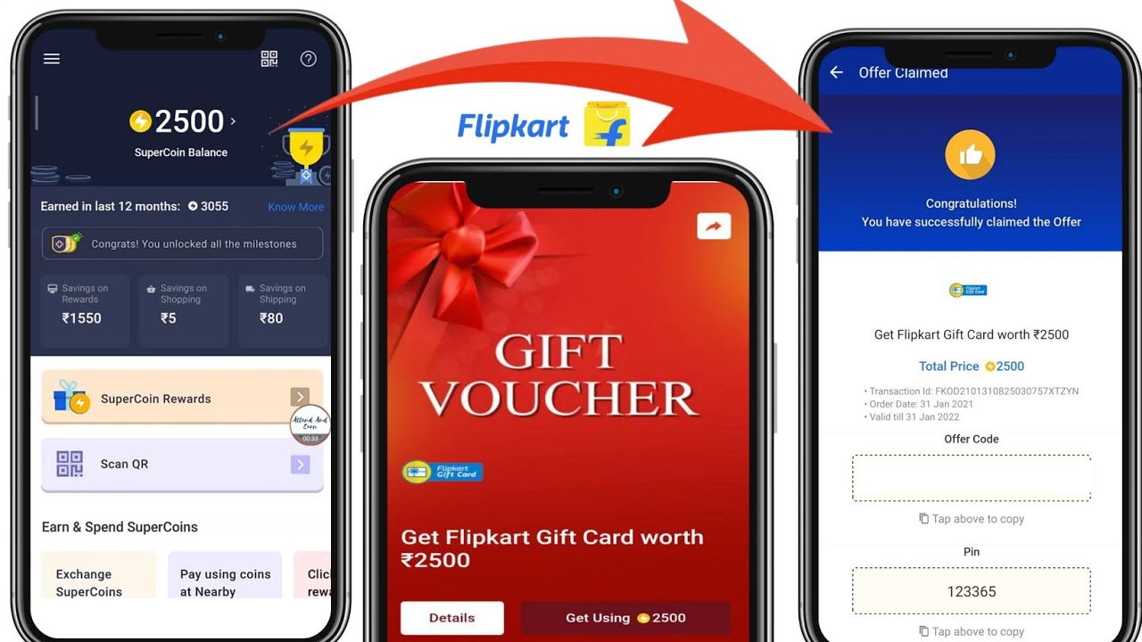 buy flipkart voucher using amazon pay