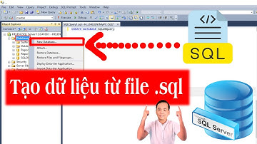 Tạo dữ liệu SQL Server bằng file .sql | Trại Huấn Luyện Coder iif