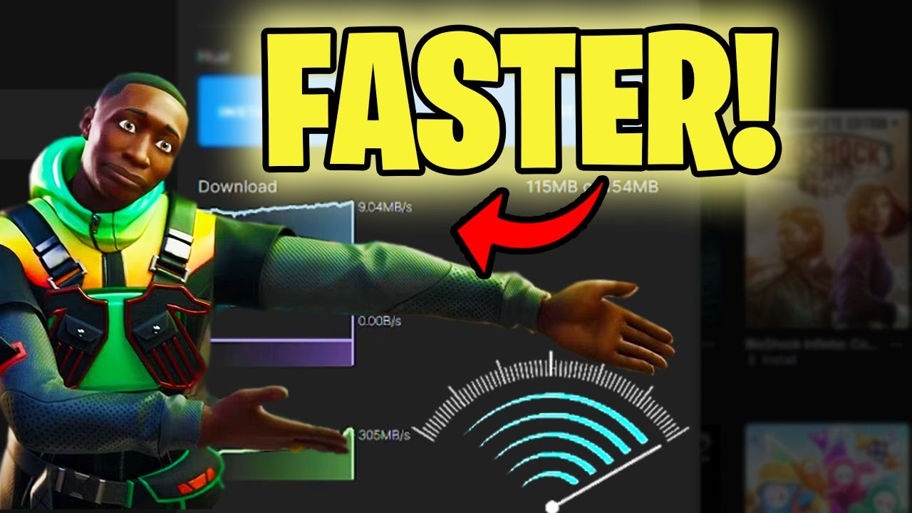 How To Increase Epic Games Download Speed *WORKING 2023!* 