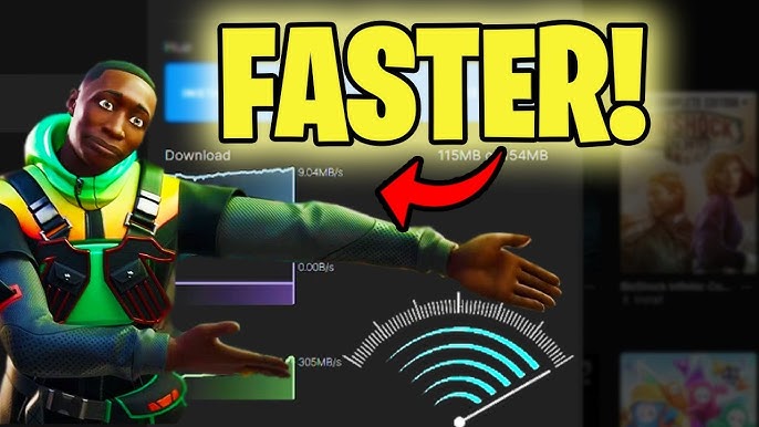 How To Fix Fortnite Epic Games Download Speed - Increase Epic Game Launcher  Download Speed Slow 