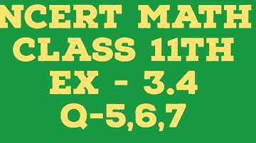 Class 11 Chapter 3 Exercise 3.4 (Q5,Q6,Q7) Trigonometric Functions | Class 11 Maths Ex. 3.4 Solution