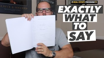 The Perfect Motivated Seller Script