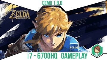 Zelda BOTW [Cemu 1.8.0] Gameplay Showcase