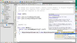 Java 2 - Lab52 -  P3 -  Su dung Object File Stream