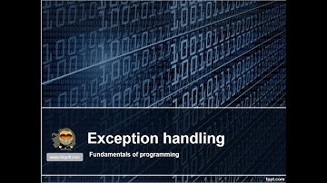 A level Computer Science: Exception handling