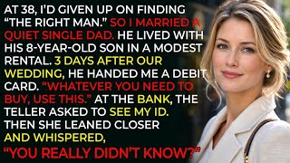 At 38, I Married an Ordinary Single Dad—Then His Debit Card Revealed a Hidden Fortune...