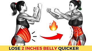 Do This 30-Min Workout To LOSE 2 INCHES BELLY FAT | Morning Exercises For Hanging Belly Fat
