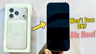 How to Fix iPhone 17 Pro / 17 Pro Max Not Turning On! 
