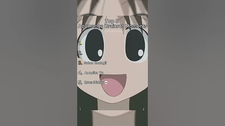 Top 5 Azumanga Best Brainrot Moments #anime #azumanga #brainrot