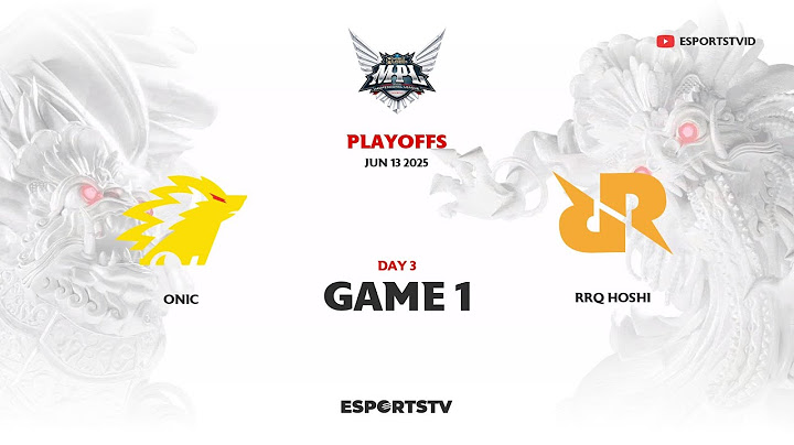 ONIC vs RRQ Hoshi GAME 1 MPL ID S15 PLAYOFFS | RRQ VS ONIC ESPORTSTV
