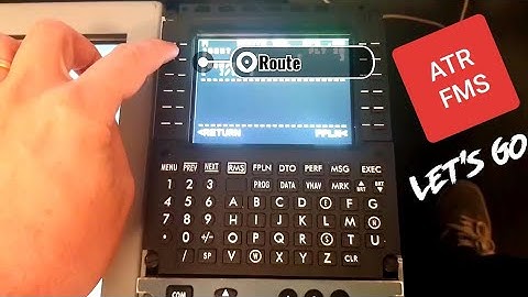 How to set up a Flight Plan on ATR72-600 FMS