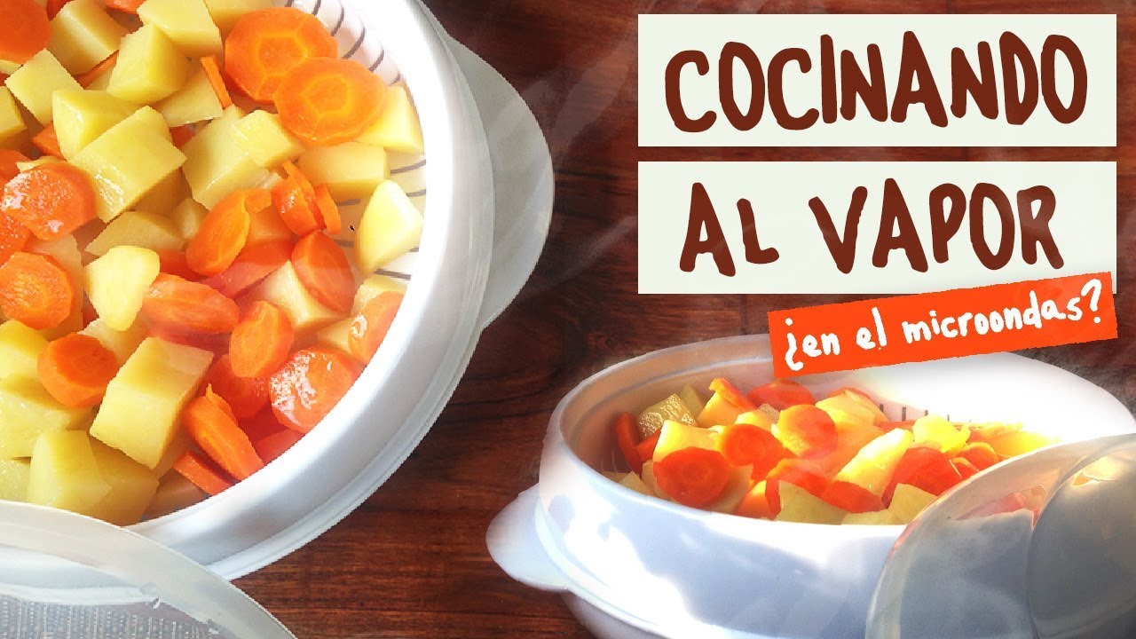 Cocinar al vapor con el microondas