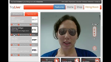 Virtual Fitting Room   TryLive Eyewear by Total Immersion Augmented Reality