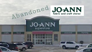 The abandoned joann fabric at Courtland center mall in burton michigan on court street
