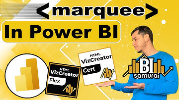 How to create moving text or images in Power BI ⬅ ➡