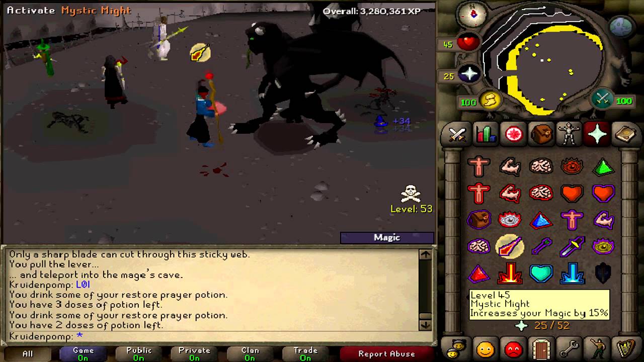 Kruidenpomp Getting guthix staff in Mage Arena YouTube