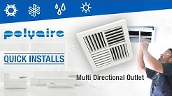 Air Condtioning Multi Directional Outlet Quick installation