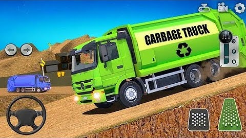 Offroad Trash Cleaner Garbage Dump Truck Simulator Games - Android Gameplay