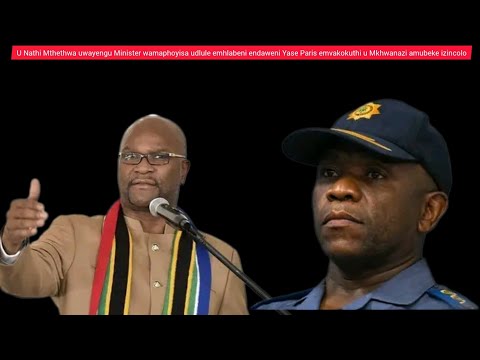 U Nathi Mthethwa Uwayengu Minister Wamaphoyisa Usedlulile Emhlabeni Emvakoku Bekwa Izincolo