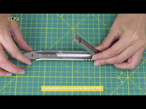 Cuchillo de seguridad auto-retráctil de acero inoxidable SK-12 video