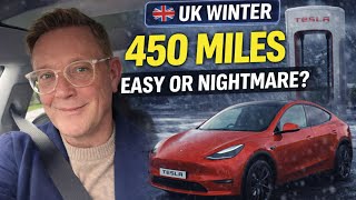 450 Miles in a Tesla Model Y at Winter Easy or a Nightmare