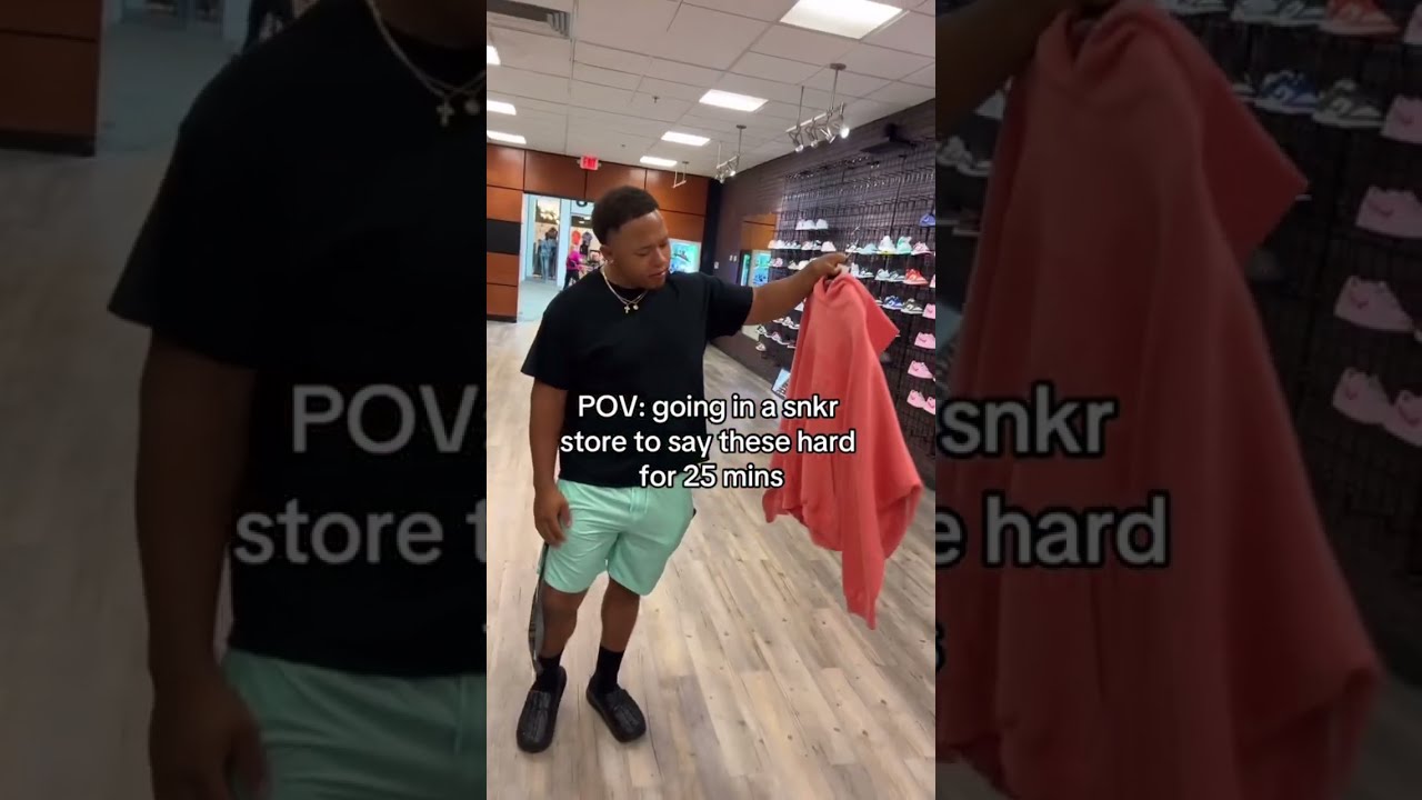 Going To A Sneaker Store Just Look Via Dementionsllc IG Shorts