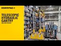 Telescopic hydraulic gantries for machine movers  enerpac