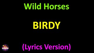 Birdy - Wild Horses (Lyrics version)