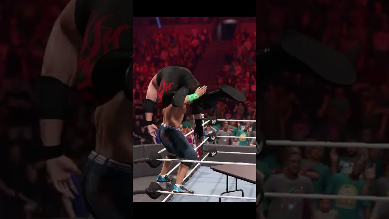 John Cena Top rope AA - WWE