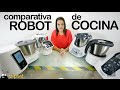 Comparativa robot cocina Thermomix, SuperCook, Moulinex Cuisine Companion, Taurus MyCook en español
