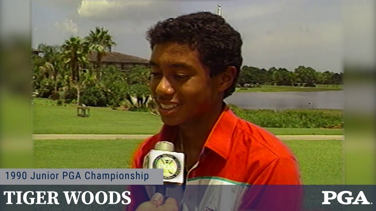 14-Year Old Tiger Woods at 1990 Junior PGA Championship