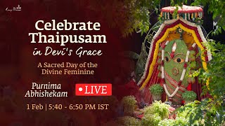 Thaipusam at Linga Bhairavi | Live on 1 Feb 2026 | 5:40 PM IST