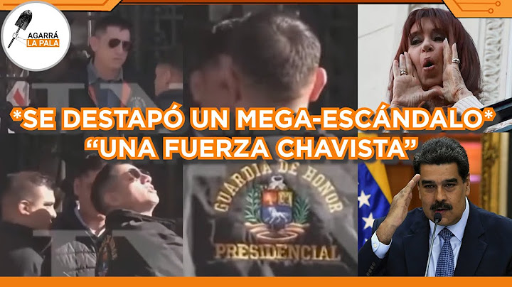 SE FILTRÓ UN MEGA-ESCÁNDALO DE LA CUSTODIA DE CRISTINA: "UNA FUERZA PARAMILITAR DEL CHAVISMO"