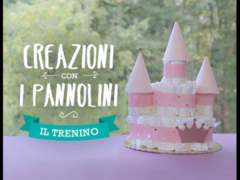 Castello Torta Di Pannolini Pampers Youtube