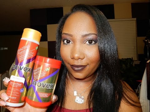 How to: Sleek Straight Hair from Start to Finish | Novex Brazilian Keratin Treatment