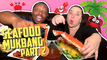 Seafood Boil Mukbang w/ Bloves Sauce [CRAZY STORY ABOUT BLOVE AND US]