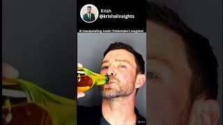 Al manipulating Justin Timberlake's mugshot #ai