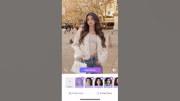 Changing hair style with prettyUp App💞 ​⁠​⁠  #prettyupapp #prettyup #hairstyle #hairtok #hairhack