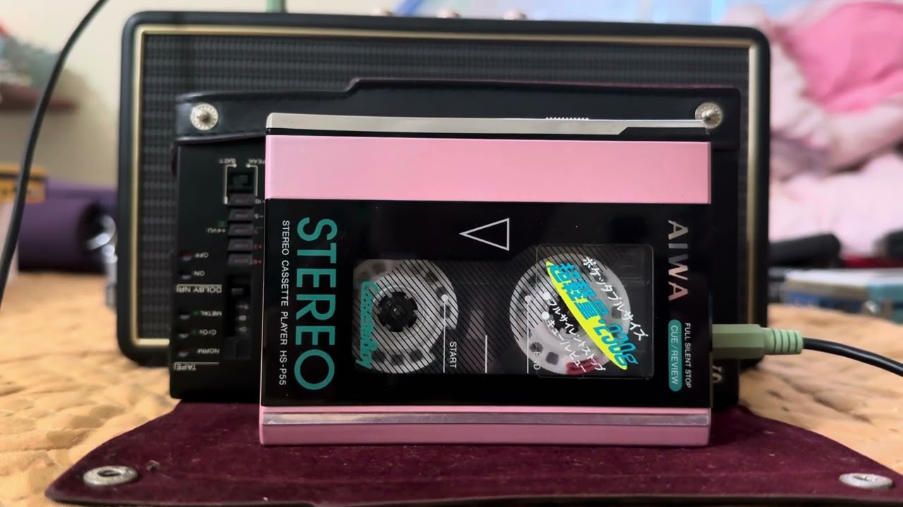Aiwa hs p55 pink - YouTube